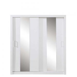 Szafa z lustrem Duca DC2 200 cm (biały lux)