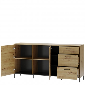 Komoda dąb artisan Lucas 48 Szynaka Meble 2