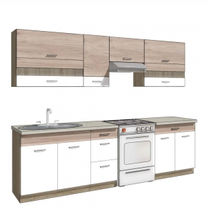 Zestaw mebli kuchennych Econo B plus 270 cm