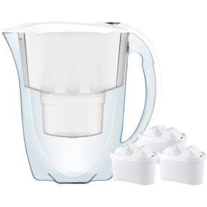 Dzbanek filtrujący Aquaphor Amethyst Biały + 3 wkłady B25 Maxfor