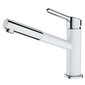 Bateria Franke Orbit Biały polarny/Chrom