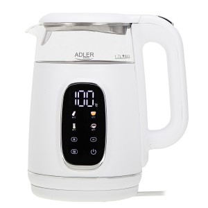 Czajnik elektryczny Adler AD 1305 WS Biało-srebrny