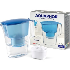 Dzbanek filtrujący Aquaphor Time Niebieski + wkład B25 Maxfor