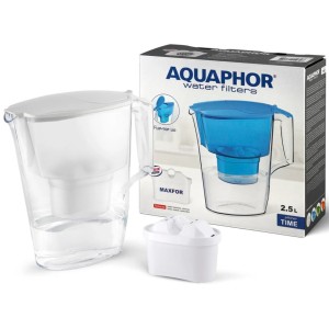 Dzbanek filtrujący Aquaphor Time Biały + wkład B25 Maxfor