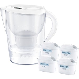 Dzbanek filtrujący Brita Marella XL Biały + 4 wkłady Maxtra Pro Pure Performance