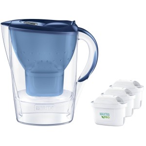 Dzbanek filtrujący Brita Marella Niebieski + 3 wkłady Maxtra Pro Pure Performance