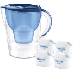 Dzbanek filtrujący Brita Marella Niebieski + 4 wkłady Maxtra Pro Pure Performance