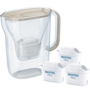 Dzbanek filtrujący Brita Style Essential Piaskowy + 3 wkłady Maxtra Pro Pure Performance