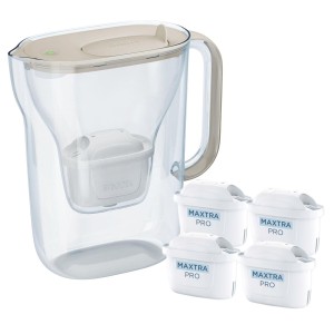 Dzbanek filtrujący Brita Style Essential Piaskowy + 4 wkłady Maxtra Pro Pure Performance