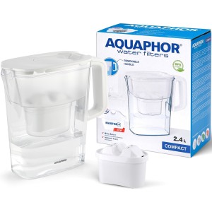 Dzbanek filtrujący Aquaphor Kompakt Biały + wkład B25 Maxfor