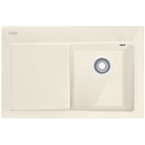 Zlewozmywak ceramiczny Franke Mythos MTK 611-78 Kremowy Prawy