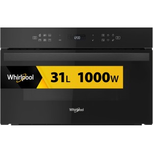 Kuchenka mikrofalowa Whirlpool AMW6440FB 1000W Crisp Steam Technologia 3D Grill Czyszczenie parowe 31L