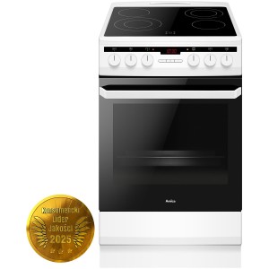 Kuchnia ceramiczna Amica 58CE3.315HTaQ(W)