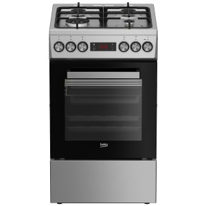 Kuchnia gazowo-elektryczna Beko FSM51331DXDT Stal nierdzewna