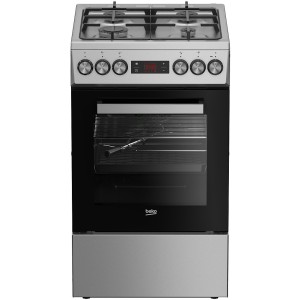 Kuchnia gazowo-elektryczna Beko FSMT52336DXDT