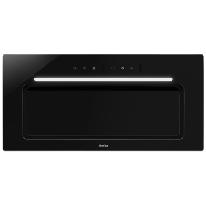Okap wkład Amica OMP6555BG 587m3/h FrameOn Timer 59,8cm Czarne szkło