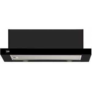 Okap teleskopowy Beko HNT62210B 253m3/h Oświetlenie LED 60cm Czarny