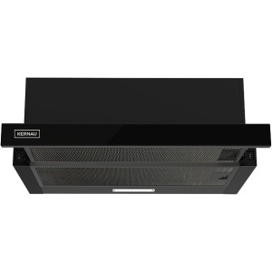 Okap teleskopowy Kernau KTH 10.155 B Glass 327m3/h 62dB Oświetlenie LED Czarny