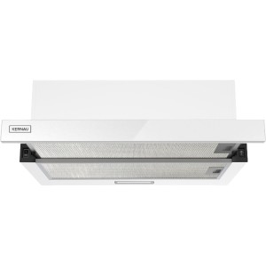 Okap teleskopowy Kernau KTH 10.155 W Glass 327m3/h 62dB Oświetlenie LED Biały
