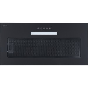 Okap wkład Kernau KBH I 1161.1 B Glass 314m3/h Oświetlenie LED 60cm Czarne szkło