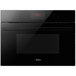 Piekarnik kompaktowy z funkcją mikrofali Amica AMMB44E2GCB X-TYPE Combigrill Czarne szkło