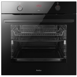 Piekarnik elektryczny Amica ED37614B X-TYPE OPENUP BakingPro System Grill Czarne szkło