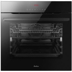 Piekarnik elektryczny Amica ED57527B X-TYPE PYRO ThermoControl Grill Czarne szkło