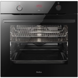 Piekarnik elektryczny Amica ED37618B X-TYPE BakingPro System Grill Termoobieg Czarne szkło