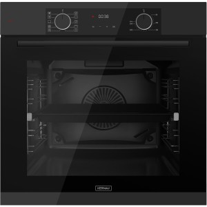 Piekarnik elektryczny Kernau KBO 1073.1 S PT Matt Black Termoobieg 3D Grill Czarny mat