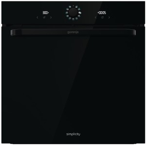 Piekarnik elektryczny z funkcją pary Gorenje BOS6737SYB SimplicityControl ExtraSteam Pizza 300 AirFry Czarne szkło