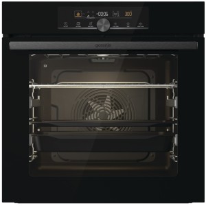 Piekarnik elektryczny z funkcją pary Gorenje BOS6747A01BG AutoBake StepBake ExtraSteam Pizza 300 Czarne szkło