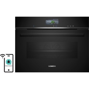 Piekarnik kompaktowy parowy Siemens iQ700 CS736G1B1 fullSteam Plus cookControl Pro Termoobieg 4D Grill