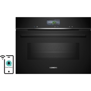 Piekarnik kompaktowy z funkcją mikrofali Siemens iQ700 CM776G1B1 cookControl Pro varioSpeed Termoobieg 4D Grill