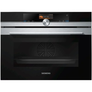 Piekarnik kompaktowy parowy Siemens iQ700 CS656GBS2 fullSteam cookControl Plus Termoobieg 4D Grill