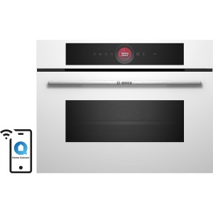 Piekarnik kompaktowy z funkcją mikrofali Bosch Serie 8 CMG7241W1 Asystent Dań Grill AirFry Biały