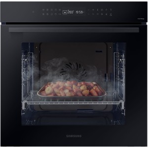 Piekarnik elektryczny z funkcją pary Samsung NV7B4040VAK Natural Steam Grill Termoobieg Czarny