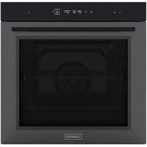 Piekarnik elektryczny Kernau KBO 1281 TC Gun Metal Grill Termoobieg 3D