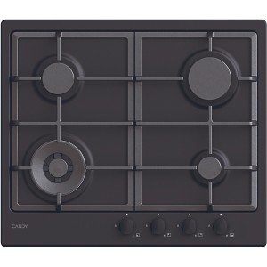 Płyta gazowa Candy Idea CHG6BFB4WB Palnik Wok Żeliwne ruszty Czarny inox