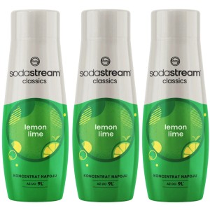Zestaw SodaStream Syrop Cytryna limonka 3 x 440 ml