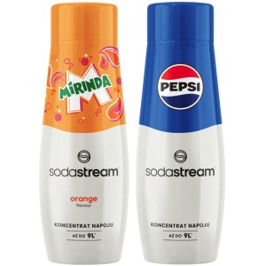 Zestaw Sodastream Syrop Pepsi 440 ml + Syrop Mirinda 440 ml