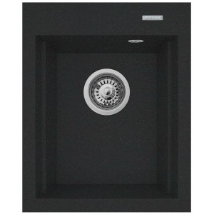 Zlewozmywak granitowy Pyramis Siros Mini 39x48 1B Czarny Producenci AGD 1