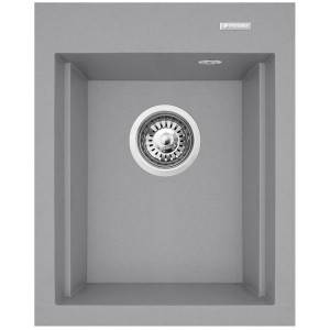 Zlewozmywak granitowy Pyramis Siros Mini 39x48 1B Szary beton Producenci AGD 1