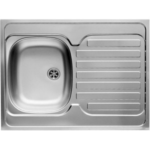 Zlewozmywak stalowy Pyramis Intl 80x60 1B1D Len Producenci AGD 1