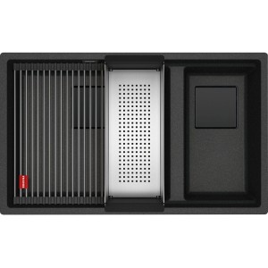 Zlewozmywak granitowy Franke Kanon KNG 120-46-21 Onyx/Czarny mat