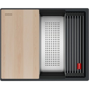 Zlewozmywak granitowy Franke Kanon KNG PRO 110-52 Onyx/czarny odpływ Producenci AGD 1