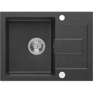 Zlewozmywak granitowy Kernau KGS K 4560 1B1D Black Metallic Producenci AGD 1