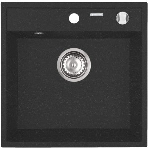 Zlewozmywak granitowy Pyramis Camea Mini 40x40 1B Czarny Producenci AGD 1