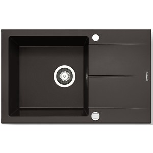 Zlewozmywak granitowy Pyramis Keros 76x48 1B1D Karbon Producenci AGD 1
