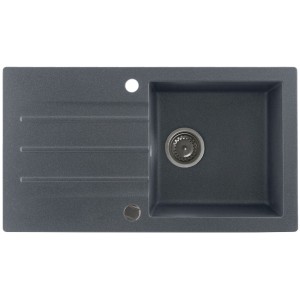 Zlewozmywak granitowy Kernau KGS A 50 1B1D Graphite Producenci AGD 1