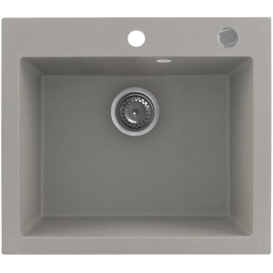 Zlewozmywak granitowy Kernau KGS H 60 1B Grey Metallic Producenci AGD 1